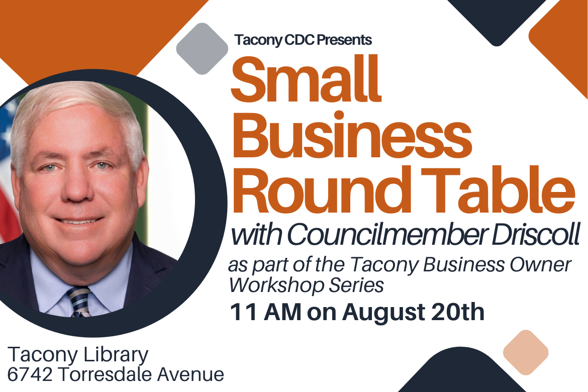 Roundtable Discussion With Councilmember Mike Driscoll: August 20